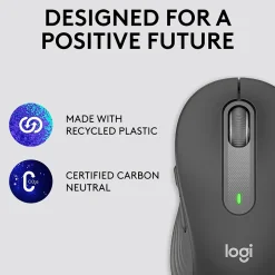 Logitech Signature M650 Wireless Ergonomic Optical Bluetooth & USB Mouse, (910-006250)* Ergonomic Mice