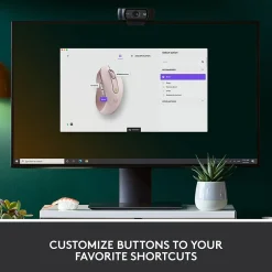 Logitech Signature M650 Wireless Ergonomic Optical Bluetooth & USB Mouse, Rose (910-006251)* Ergonomic Mice