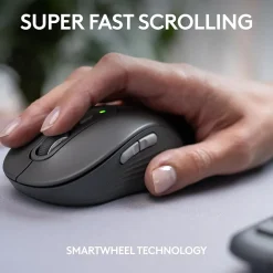 Logitech Signature Slim MK955 Wireless Keyboard and Mouse Combo, Graphite (920-012427)* Ergonomic Keyboard & Mouse Sets