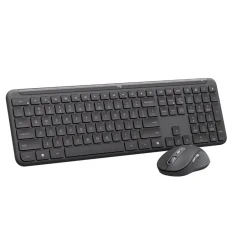 Logitech Signature Slim MK955 Wireless Keyboard and Optical Mouse Combo, Black (920-013271)* Ergonomic Keyboard & Mouse Sets