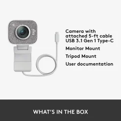 Logitech StreamCam 2.1 Megapixels Webcam (960-001289)* Webcams