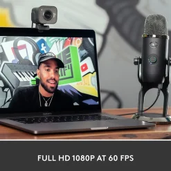 Logitech StreamCam Plus Webcam, Black (960-001280)* Webcams