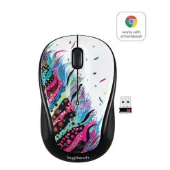 Logitech Wireless Ambidextrous Optical USB Mouse, Black (910-006828/3803)* Mice