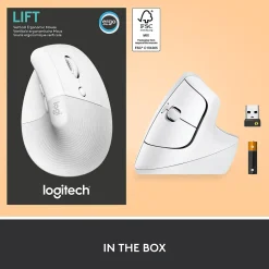 Logitech Wireless Bluetooth USB Mouse, Off-White (910-006469)* Ergonomic Mice