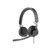 Logitech Zone 750 Wired Noise Canceling On-Ear Headphones, Black (981-001103)