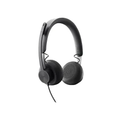 Logitech Zone Wired Noise Canceling Stereo Computer Headset, Over-the-Head, Graphite (981-000876)* Headsets