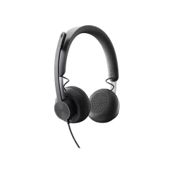Logitech Zone Wired Noise Cancelling Stereo Computer Headset, Over-the-Head, Graphite (981-000871)* Gaming Headsets