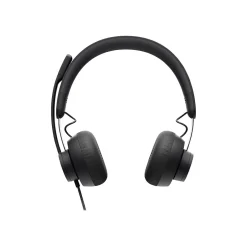 Logitech Zone Wired Noise Cancelling Stereo Computer Headset, Over-the-Head, Graphite (981-000871)* Gaming Headsets