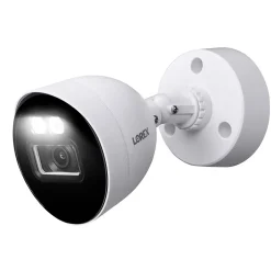 Security Cameras & Systems<Lorex Fusion 4K 8.0-MP 20-Camera-Capable 2-TB DVR System with 8 Wired Smart Deterrence Cameras, White (D863A62B-8DA8)