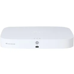 Security Cameras & Systems<Lorex Fusion 4K 8.0-MP 16-Camera-Capable 2-TB NVR System with 4 IP Smart-Deterrence Bullet Cameras, White (N847A62-8A4-E)