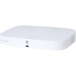 Security Cameras & Systems<Lorex Fusion 4K 8.0-MP 16-Camera-Capable 2-TB NVR System with 4 IP Smart-Deterrence Bullet Cameras, White (N847A62-8A4-E)