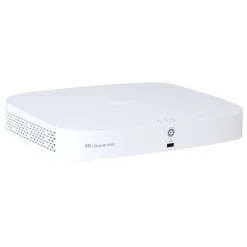 Security Cameras & Systems<Lorex Fusion 4K 8.0-MP 16-Camera-Capable 2-TB NVR System with 4 IP Smart-Deterrence Bullet Cameras, White (N847A62-8A4-E)