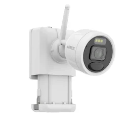 Security Cameras & Systems<Lorex 2K 4.0-MP 8-Camera-Capable 32-GB NVR System with 4 Outdoor Wi-Fi Battery Security Cameras, White (L4248D-4AA4-E)