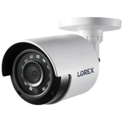 Security Cameras & Systems<Lorex 1080p Full HD Weatherproof Indoor/Outdoor Analog Add-on Security Camera, White (LBV2531U)