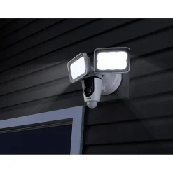 Security Cameras & Systems<Lorex 1080p Full HD Wi-Fi Floodlight Camera, White (V261LCD-E)