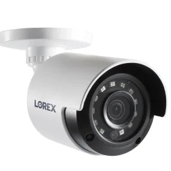 Security Cameras & Systems<Lorex 1080p HD Outdoor Security System with 4 1TB DVR & Weatherproof Bullet Security Cameras, 8-Channel, White (D24281B-2NA4-E)