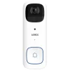 Smart Doorbells<Lorex Wi-Fi 2K Wired/Wireless Smart Video Doorbell, White (B463AJD-E)