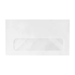 LUX #6 3/4 Window Envelopes (3 5/8 x 6 1/2) 500/Pack, 24lb. Bright White (18002-500)* Window
