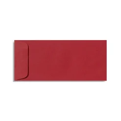 LUX 4 1/8" x 9 1/2" #10 70lbs. Open End Envelopes, Ruby Red, 50/Pack* Catalog
