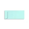 LUX 4 1/8" x 9 1/2" #10 80lbs. Open End Envelopes, Seafoam Blue, 50/Pack* Catalog