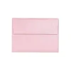LUX 5 3/4" x 8 3/4" 80lbs. A9 Invitation Envelopes W/Glue, Rose Quartz Metallic Pink, 50/Pack* Business