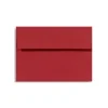 LUX 5 3/4" x 8 3/4" 60lbs. Square Flap Envelopes W/Glue, Holiday Red, 50/Pack* Business