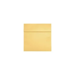 LUX 8 1/2" x 8 1/2" Square Envelopes, Gold Metallic, 250/PK (8575-07-250)* Business
