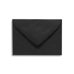 LUX #17 Mini Envelopes (2 11/16 x 3 11/16) 50/Box, Midnight Black (MINBLK-50)* Business