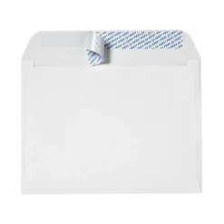 LUX 9 x 12 Booklet Envelopes 50/Pack, White w/ Peel & Seel (14554-50)* Business