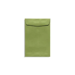 LUX 10" x 13" 70lbs. Commercial Flap Open End Envelopes, Avocado Green, 50/Pack* Catalog
