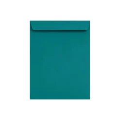 LUX 10" x 13" 80lbs. Commercial Flap Open End Envelopes, Teal Blue, 50/Pack* Catalog