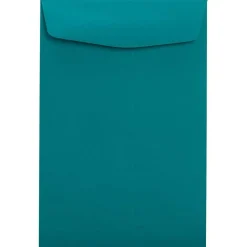 LUX 9" x 12" 70lbs. Open End Envelopes, Teal Blue, 50/Pack* Catalog