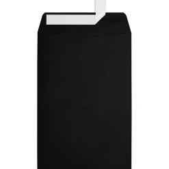 LUX 6 x 9 Open End Envelopes, 50/Box, Black Linen (1644-BLI-50)* Catalog