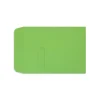 LUX 9" x 12" Open End Window Envelopes, Limelight Green* Window