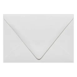 LUX A4 Contour Flap Envelopes (4 1/4 x 6 1/4) 50/Pack, White - 100% Recycled (1872-WPC-50)* Business