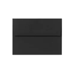 LUX A1 Invitation Envelopes (3 5/8 x 5 1/8) 250/Box, Midnight Black (F-4565-B-250)* Business
