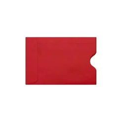 LUX Credit Card Sleeve 2 3/8" x 3 1/2", 50/Pack, Ruby Red (-1801-18-50)* Business