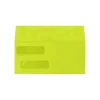 LUX Double Window Invoice Envelopes, 4 1/8 x 9 1/2, Wasabi 250/Pack* Security Tinted