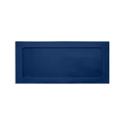 LUX Full Face #10 Window Envelopes, Navy 4 1/8 x 9 1/2 inch 50/Pack* Window