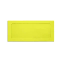 LUX Full Face Envelopes Citrus 4.125 x 9.5 inch 250/Pack* Security Tinted