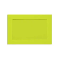 LUX Full Face Window Envelopes Wasabi Green 6 x 9 inch 500/Pack* Window