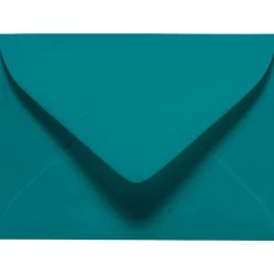 LUX 70lb 2 11/16"x3 11/16" #17 Mini Envelopes W/Glue, Teal Blue, 500/BX* Business
