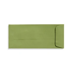 LUX 70lbs. 4 1/8" x 9 1/2" #10 Open End Envelopes W/Glue, Avocado Green, 250/BX* Catalog