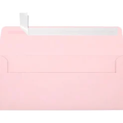 LUX 70lbs. 4 1/8" x 9 1/2" #10 Square Flap Envelopes, Candy Pink, 500/BX* Business