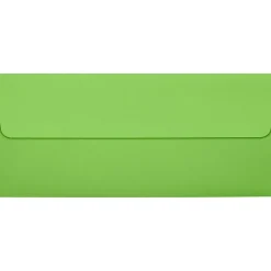 LUX 80lbs. 4 1/8" x 9 1/2" #10 Square Flap Envelopes, Limelight Green, 250/BX* Business