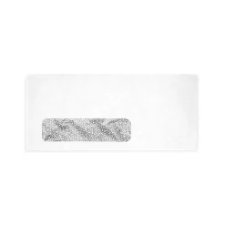 LUX Moistenable Glue Security Tinted #9 Business Envelope, 3.88" x 8.88", White, 500/Box (61549-500)* Security Tinted