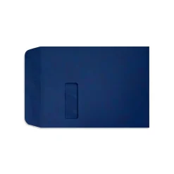 LUX Open End Envelopes 9" x 12", Navy Blue* Window