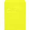 LUX Open End Kraft Envelopes 9" x 12", Citrus Yellow (-1590-L20-1M)* Window