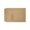 LUX Open End Window Envelopes 9" x 12", Grocery Bag Brown* Window
