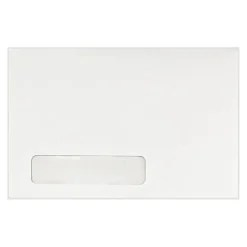 LUX Self Seal Window Envelope, 6" x 9", Bright White, 500/Pack (22646-500)* Window